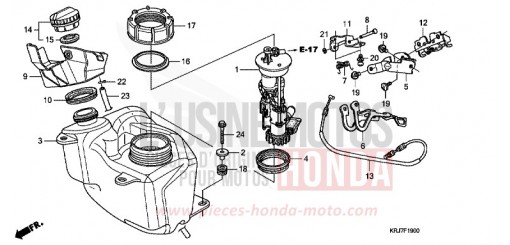 RESERVOIR A CARBURANT FES125AB de 2011
